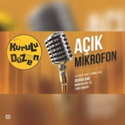Trke Open Mic (Acik Mikrofon) - BERLIN - 16.06.2025 20:00