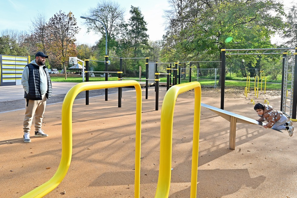 Calisthenics-Anlage im Dietenbachpark - Freiburg