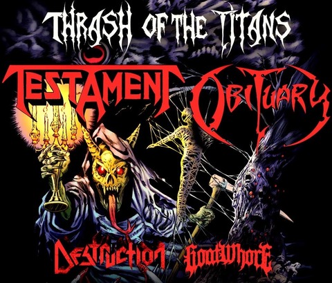 TESTAMENT + OBITUARY - Thrash Of The Titans - Wiesbaden - 17.10.2025 18:00