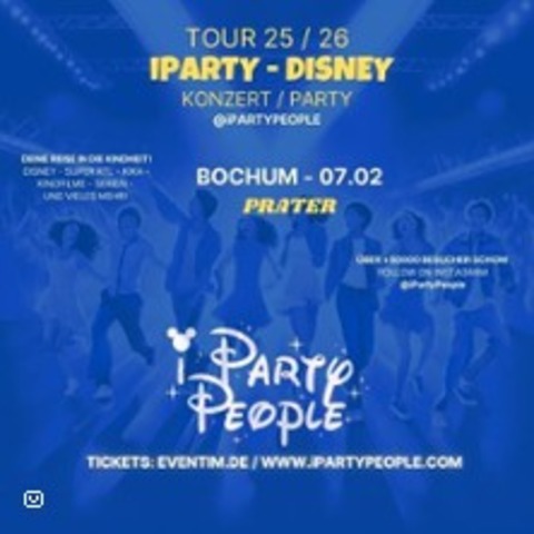 iPartyPeople Bochum Disney Party - BOCHUM - 07.02.2026 19:00