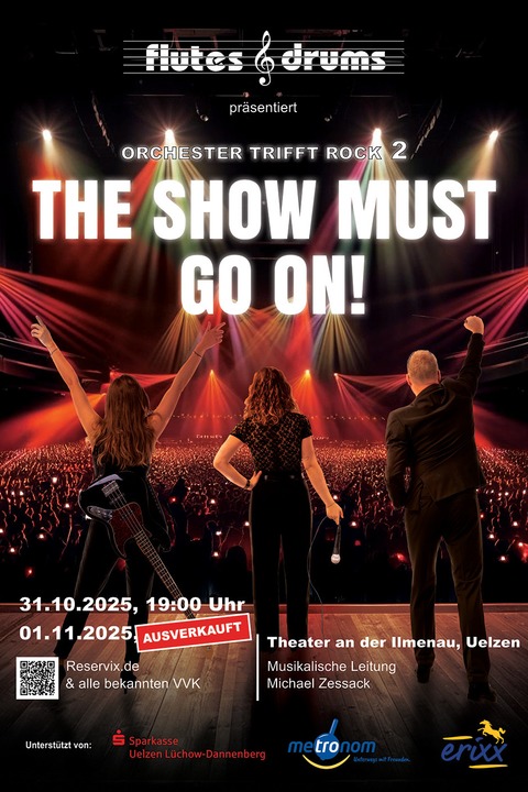 Orchester trifft Rock 2 - The Show Must Go On - Zusatzkonzert - Uelzen - 31.10.2025 19:00