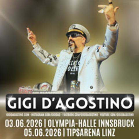 Gigi D'agostino - INNSBRUCK - 03.06.2026 21:00