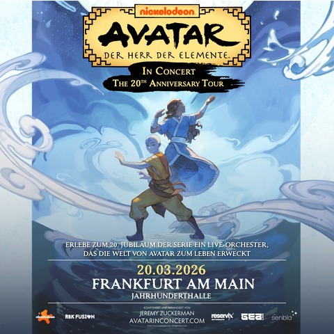 AVATAR: Der Herr der Elemente In Concert - THE 20TH ANNIVERSARY TOUR - Frankfurt am Main - 20.03.2026 20:00