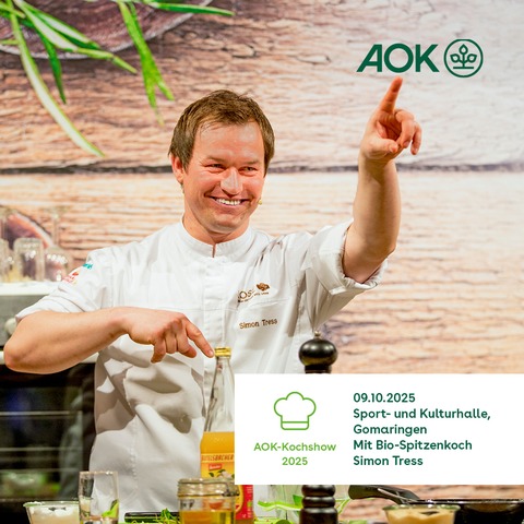AOK - Kochshow Gomaringen 2025 - Gomaringen - 09.10.2025 19:00