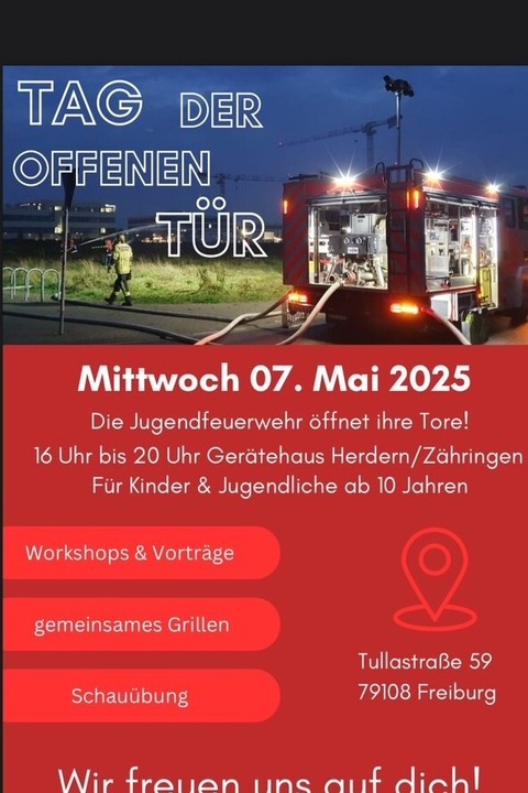 Tag der offenen Tr der Jugendfeuerwehr - Freiburg - 07.05.2025 16:00