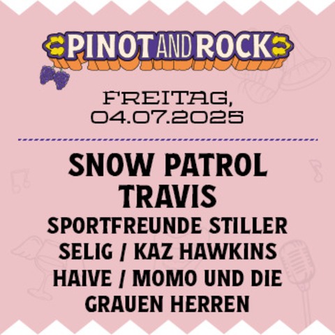 Snow Patrol, Travis, Sportfreunde Stiller, Selig, Kaz Hawkins - Breisach - 04.07.2025 15:00