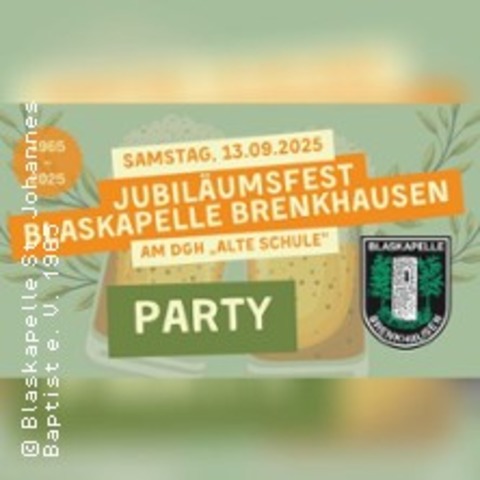 Samstagsparty Blaskapelle Brenkhausen - HXTER - 13.09.2025 20:00