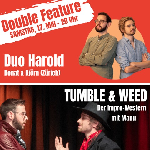 Improtheater Karlsruhe prsentiert Donat & Bjrn (Zrich) mit Duo-Harold - Karlsruhe - 17.05.2025 20:00