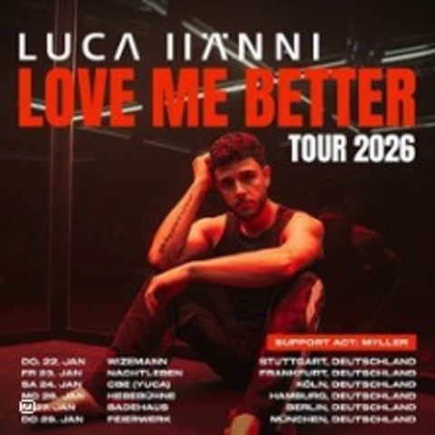Luca Hnni - Tour 2026 - Kln - 24.01.2026 19:30