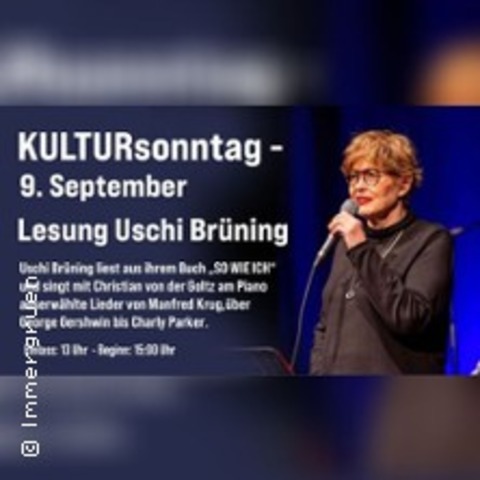 Uschi Brhning | KULTURsonntag - DRESDEN - 07.09.2025 15:00