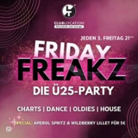 Friday Freakz - Die 25-Party - ROSTOCK - 16.05.2025 21:00