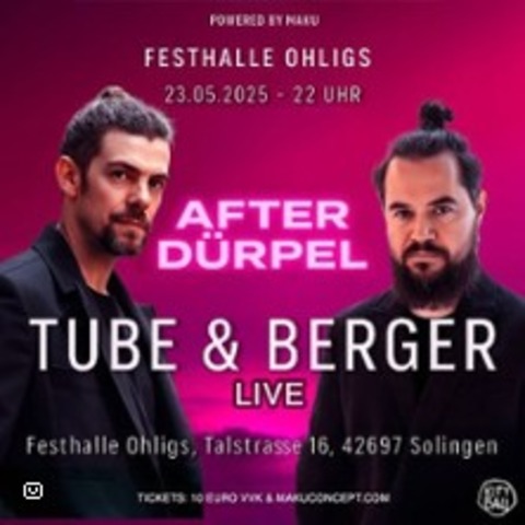 After Drpel - Tube & Berger Live in Festhalle Ohligs - SOLINGEN - 23.05.2025 22:00