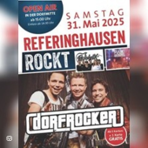Referinghausen rockt - RockaholiX, Dorfrocker, Habe & Dere - MEDEBACH - 31.05.2025 15:00