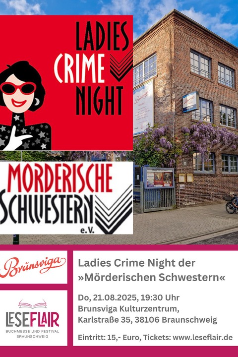 Leseflair - Ladies Crime Night der Mrderischen Schwestern - Braunschweig - 21.08.2025 19:30