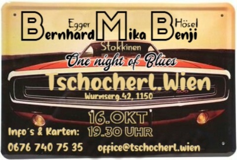 One Night of Blues - Wien - 16.10.2025 19:30