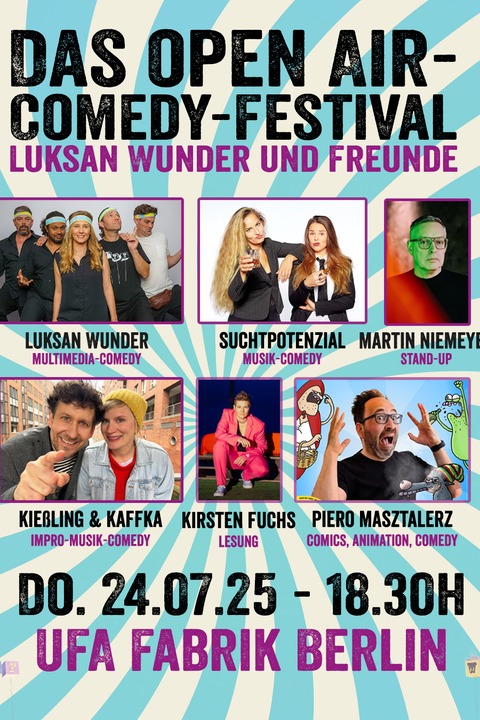 Das Open Air Comedy Festival - Luksan Wunder & Gste - Berlin - 24.07.2025 18:30