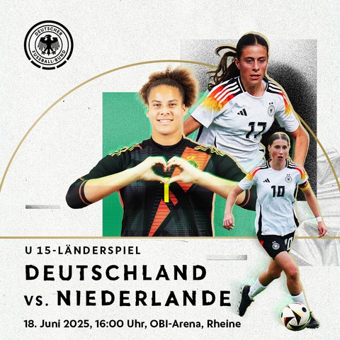 WU 15 Deutschland - Niederlande - RHEINE - 18.06.2025 16:00