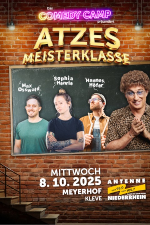 Das Comedy Camp prsentiert - Atzes Meisterklasse - Kleve - 08.10.2025 20:00