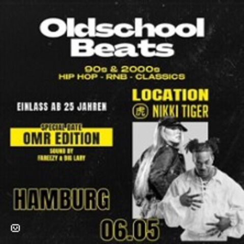 Oldschool Beats - Hip Hop & RnB 90s & 2000s Only! - KIEL - 17.05.2025 22:00