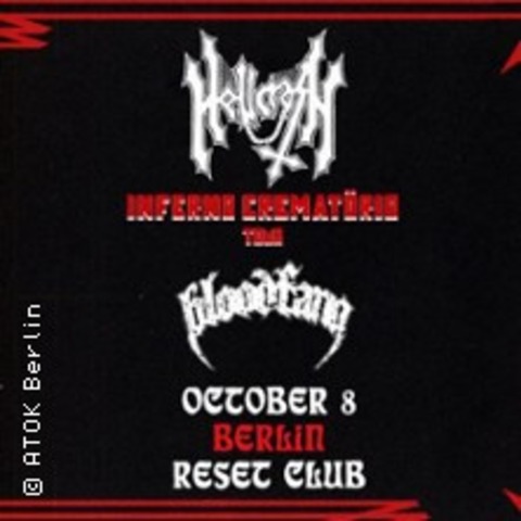 Hellcrash + Bloodfang Presented by ATOK Berlin - BERLIN - 08.10.2025 19:00