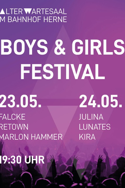 Boys and Girls - Musik-Festival / Kombiticket - Herne - 23.05.2025 19:30