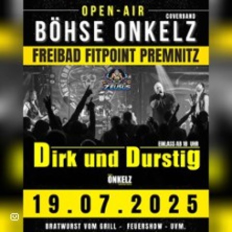 Dirk und Durstig Open Air | Freibad Fitpoint Premnitz - PREMNITZ - 19.07.2025 18:00