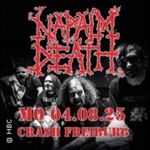 Napalm Death - Freiburg - 04.08.2025 19:00