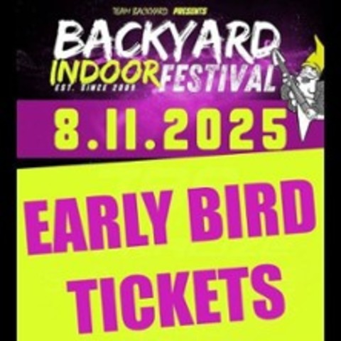 Backyard Indoor Festival - GREVEN - 08.11.2025 16:00