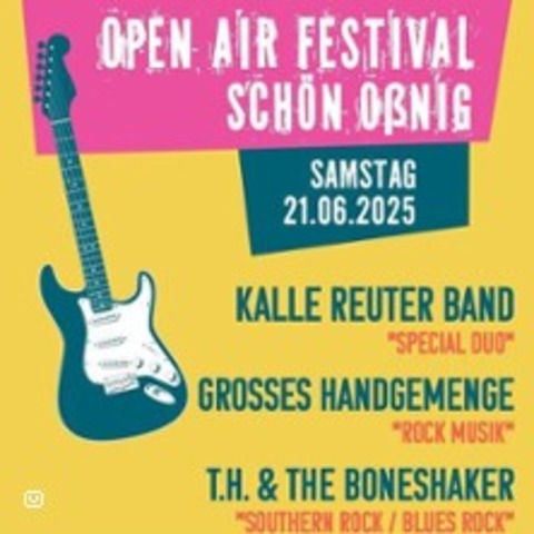 Open Air-Festival Schn Onig (Drebkau) - DREBKAU OT KLEIN OSSNIG - 21.06.2025 19:00
