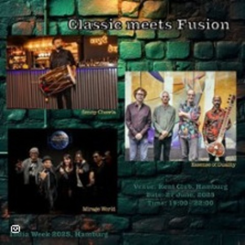 Konzert Im Rahmen Der India Week | Bose Information Technology & Mirage World e.V - HAMBURG - 27.06.2025 19:00