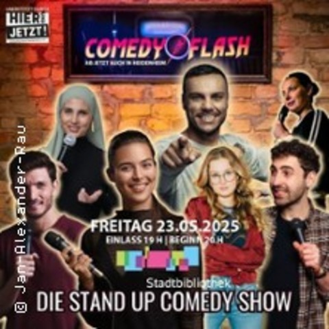 Comedyflash - Die Stand Up Comedy Show - Heidenheim an der Brenz - 23.05.2025 20:00