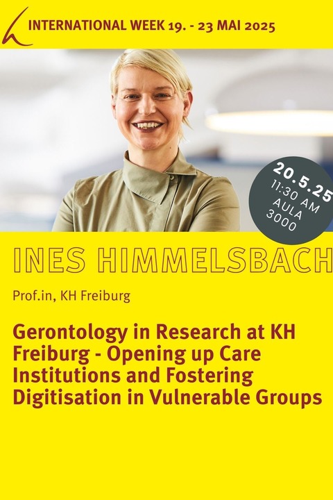 Gerontology in Research at Katholische Hochschule - Freiburg - 20.05.2025 11:30