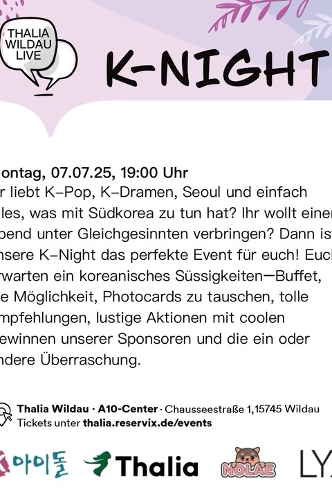 K-Night - Wildau - 07.07.2025 19:00