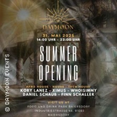 Daymoon x Summer Opening - BAIERSDORF - 31.05.2025 14:00