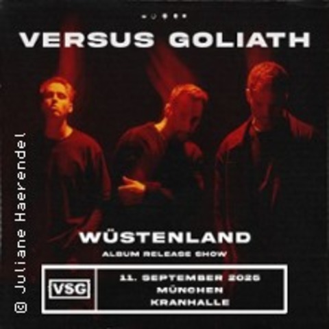 Versus Goliath | Wstenland + special guest - MNCHEN - 11.09.2025 20:00