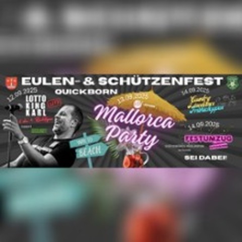 Lotto King Karl & die 4 Richtigen + Support: Edelg!ft - QUICKBORN - 12.09.2025 19:30