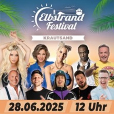 Elbstrand Festival Krautsand mit Mia Julia, A-M. Zimmermann, Isi Glck uvm. - DROCHTERSEN - 28.06.2025 12:00