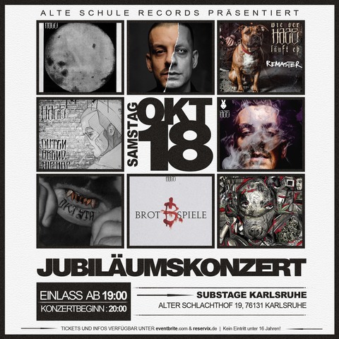 HAZE - 10 Jahre Haze Jubilum - Karlsruhe - 18.10.2025 20:00
