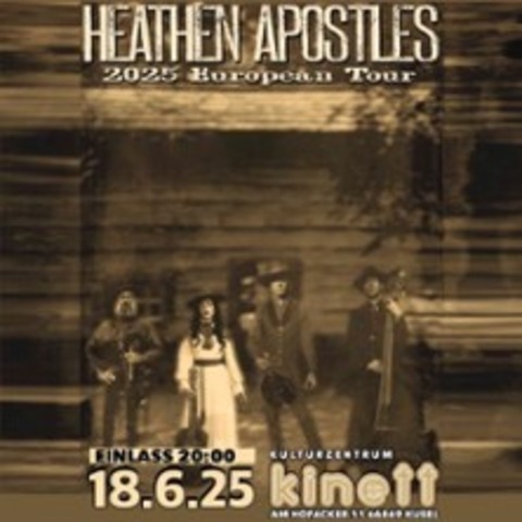 Heathen Apostles + Support: tbc - Mannheim - 19.06.2025 20:00