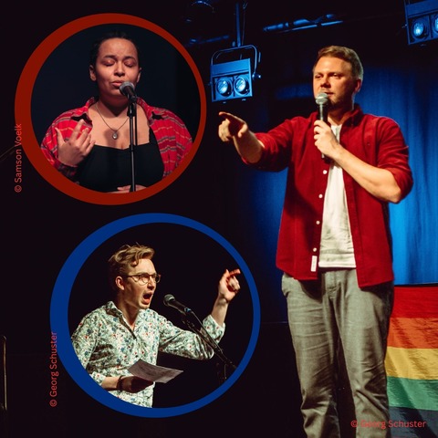 Queer Poetry Slam & Book Talk - mit Christian Ritter, Jin Jason & Karl Kelschebach - Berlin - 25.07.2025 18:00
