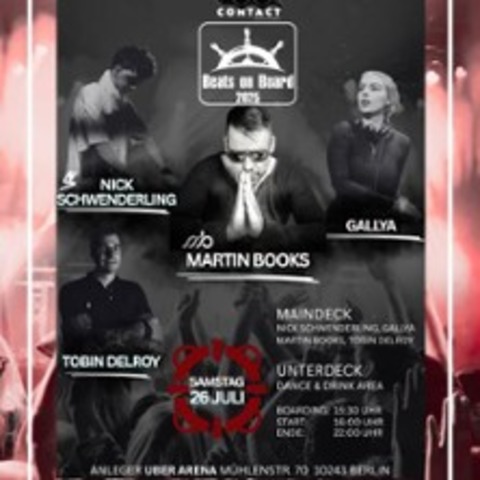 Beats on Board - Martin Books, Gallya - BERLIN - 26.07.2025 16:00