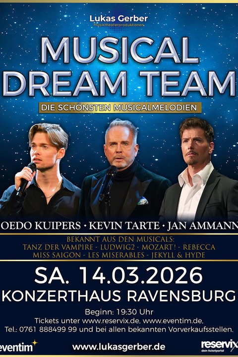 Musical Dream Team - Ravensburg - 14.03.2026 19:30