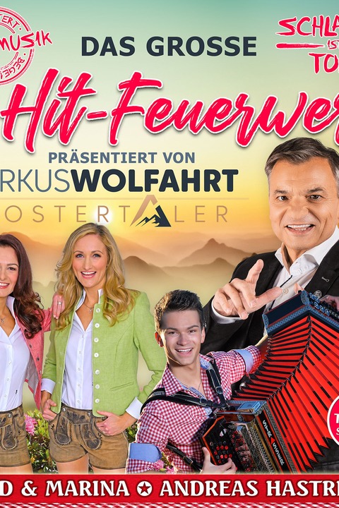 Das groe Hitfeuerwerk 2026 - prsentiert von Markus Wolfahrt - Horn-Bad Meinberg - 27.03.2026 15:00