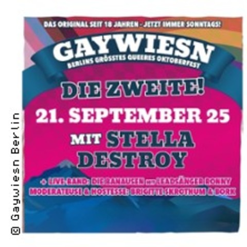 GAYWIESN - Die Sechste - mit Gitti Reinhardt + Brigitte Skrothum - BERLIN - 19.10.2025 17:00