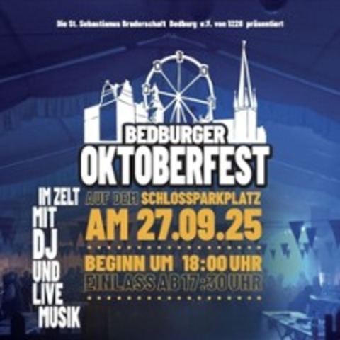 Oktoberfest Bedburg 2025 - BEDBURG - 27.09.2025 18:00