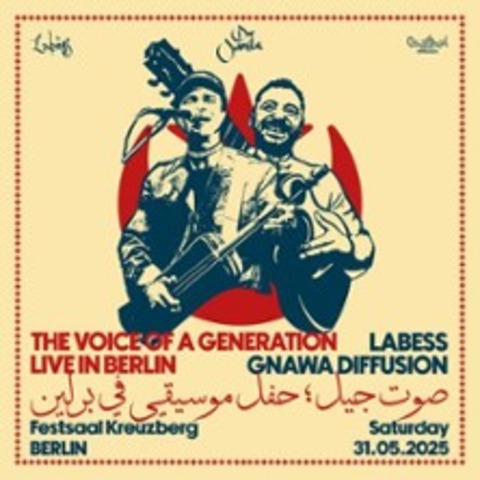 Labess & Gnawa Diffusion | Live - Berlin - 31.05.2025 19:00
