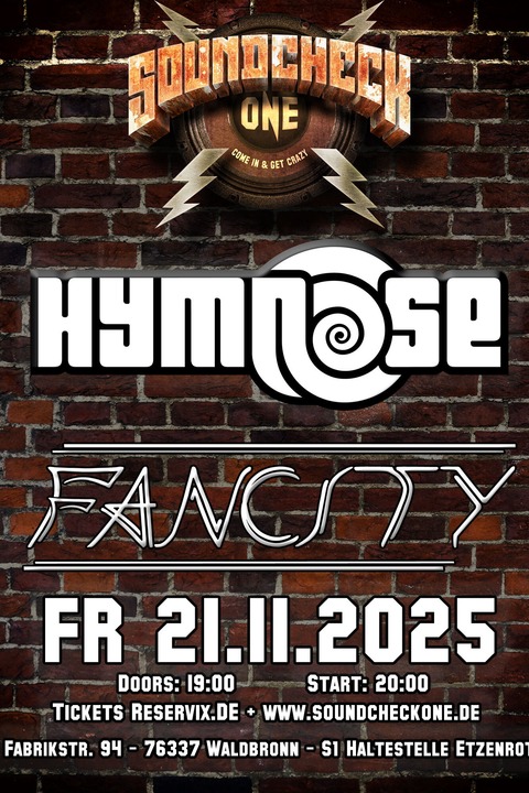 Hymnose + Fancity - Waldbronn - 21.11.2025 19:00