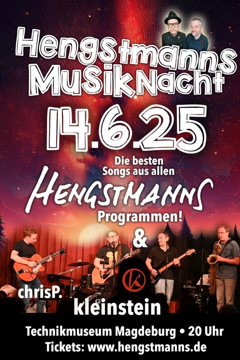 Hengstmanns MusikNacht - Magdeburg - 14.06.2025 20:00