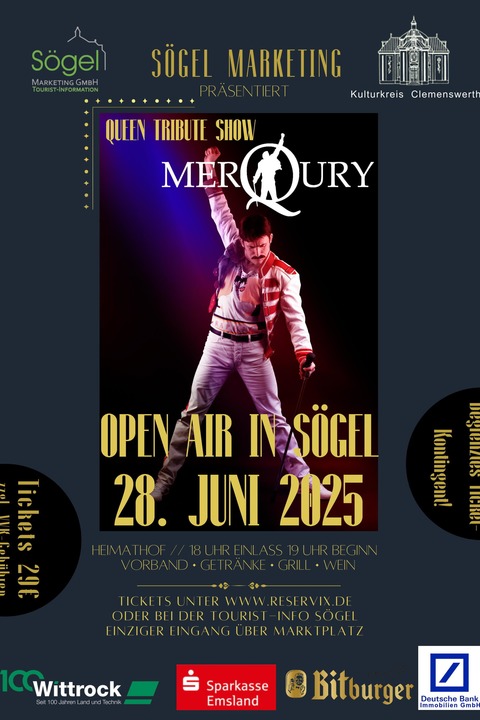 Merqury - QUEEN Tribute Show - Open Air auf dem Heimathof Sgel 2025 - Sgel - 28.06.2025 19:00