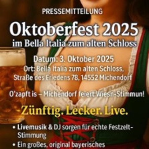 Oktoberfest - MICHENDORF OT LANGERWISCH - 03.10.2025 18:00
